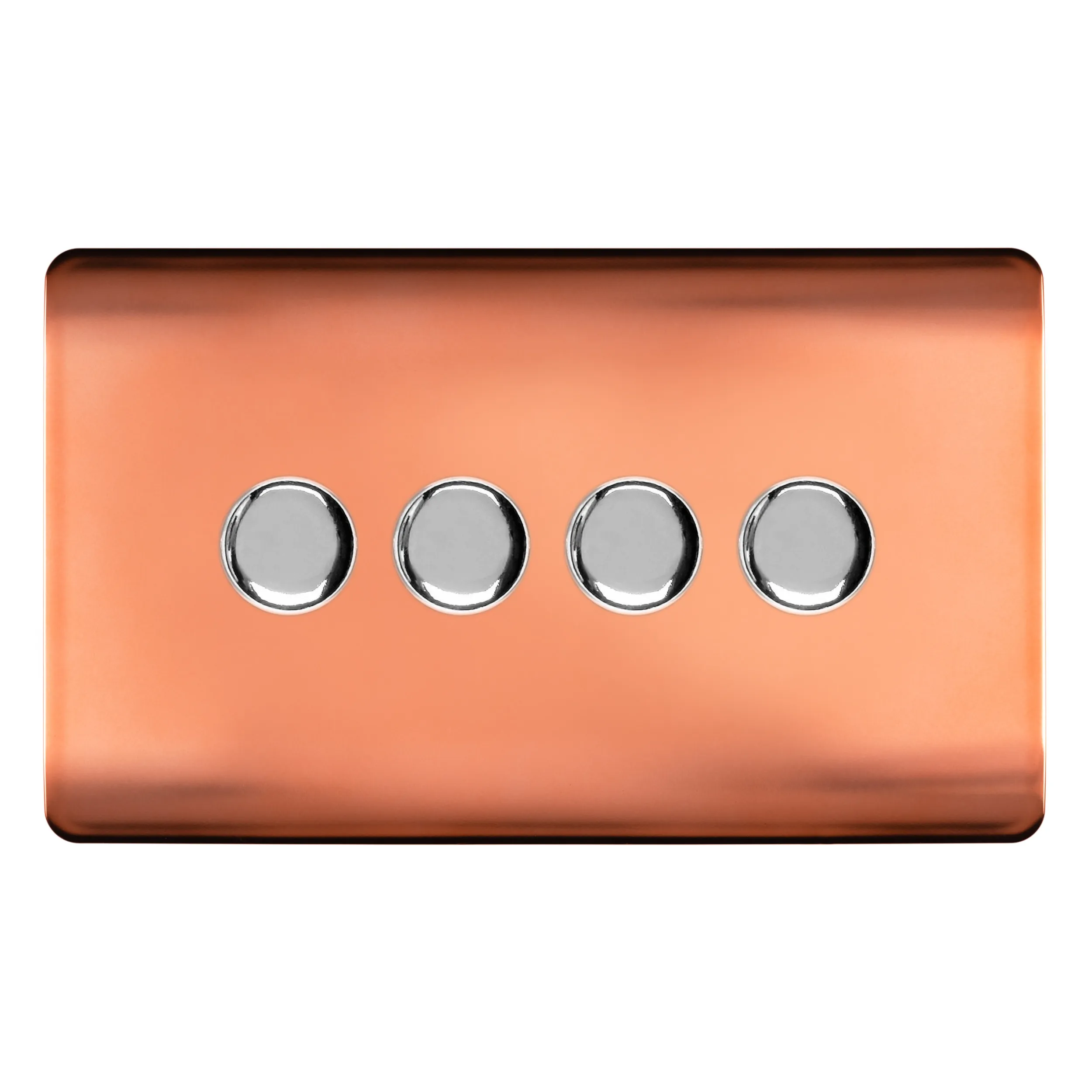 ART-4LDMCPR  4 Gang 2 Way LED Dimmer Switch Copper
